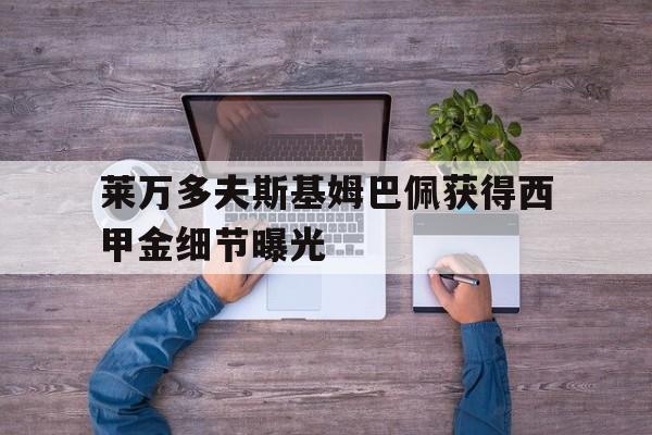 莱万多夫斯基姆巴佩获得西甲金细节曝光(莱万多夫斯基巴萨成功吗)|沙巴体育app